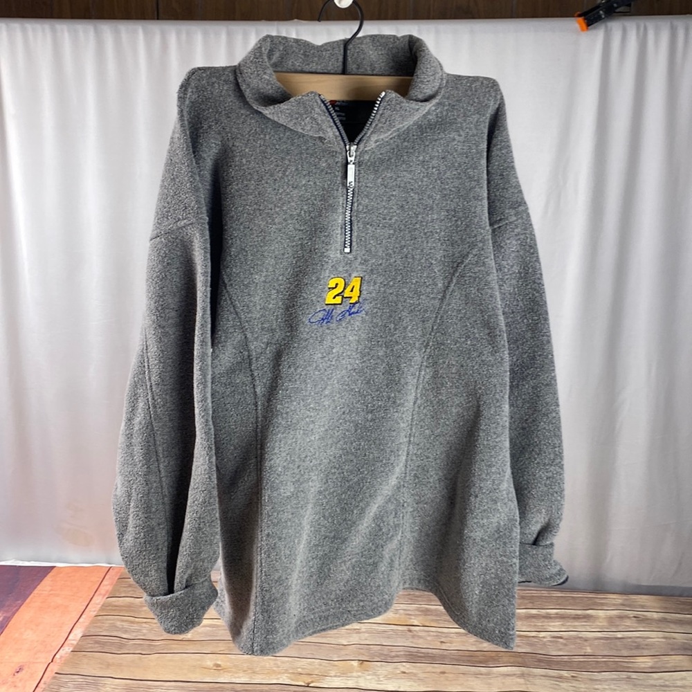 Xl NASCAR 24 jeff Gordon quarter-zip gray